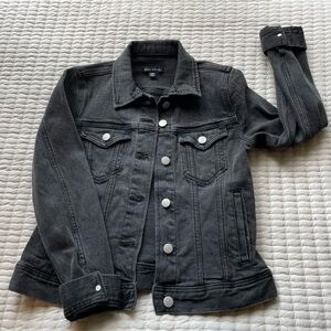 J Crew Black denim jacket